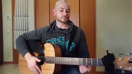 Percussive Guitar Lesson:  How to play Sail by AWOLNATION part 3:  The Bridge