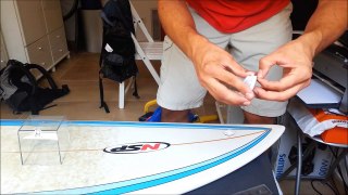 How to install a Gopro surfboard mount.