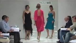 Collezione Paola Blu - Sfilata di moda di abiti da cerimonia
