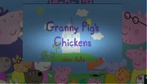 Peppa Pig Cartoon English Episodes Granny Pigs Chickens 2014