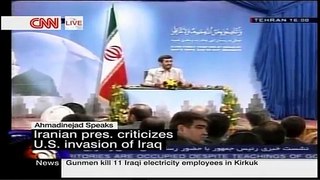 CNN Coverage of Ahmadinejad Press Conference 040407 Part 1