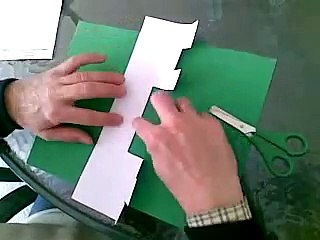 Fractal Conjunto Cantor con tijera y papel