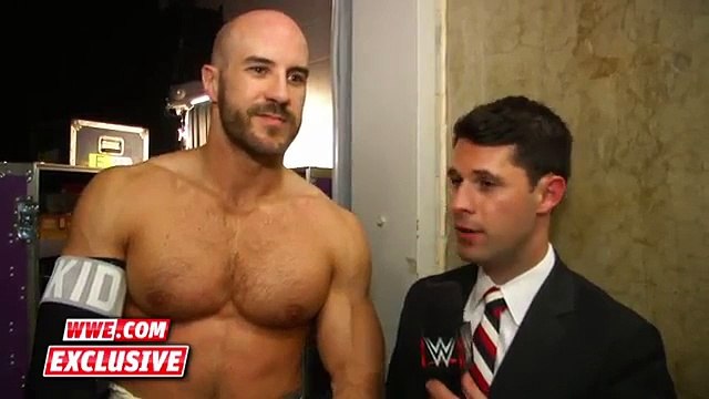 Cesaro comments on his win over The Miz on SmackDown_SmackDown Fallout Sept 10 2015 WWE Wrestling On Fantastic Videos