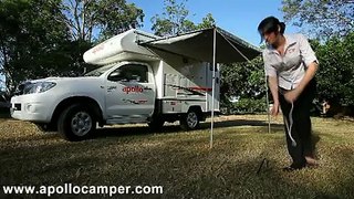 4wd Hire Adventure Camper part2 Show Through from Apollo Motorhomes