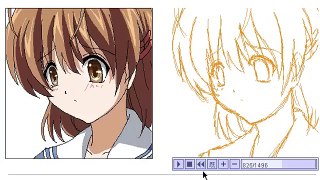 How to draw an anime character 041【アニメ絵の描き方】