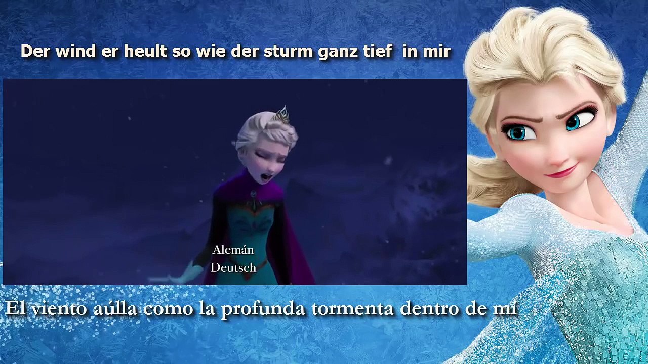 Frozen 25 idiomas (Libre soy-Let it go) subtitulado al español