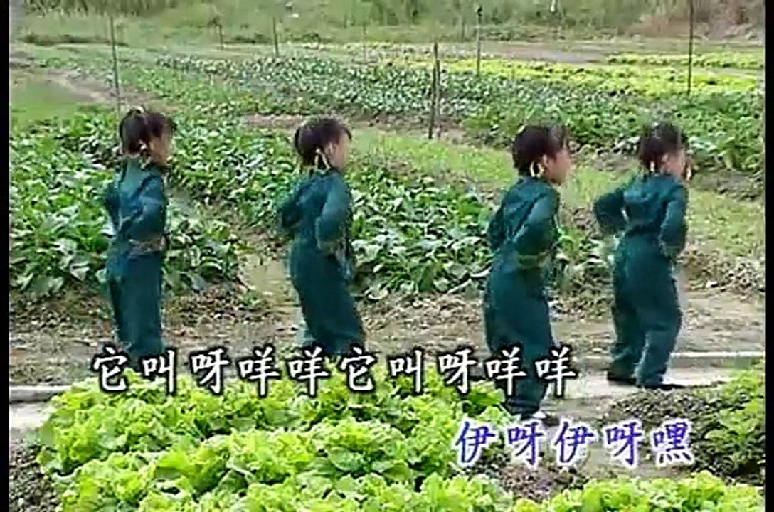 歡樂童謠-四千金兒歌-王老先生有塊地-青蛙不吃水-上學 480p