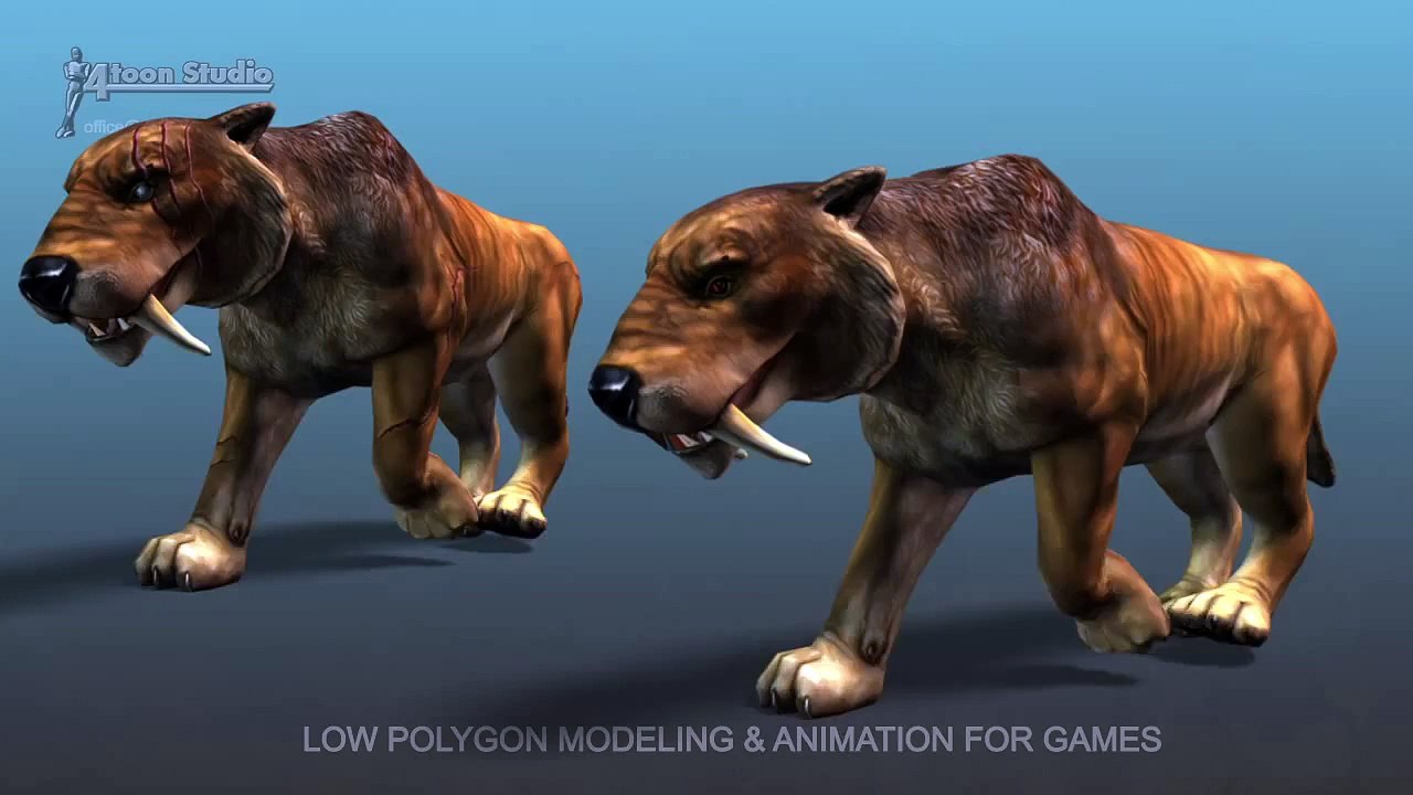 Cartoon Animal - Saber Tooth