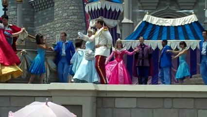 Cinderella Disney World Castle Show 2010 part 1 WDW
