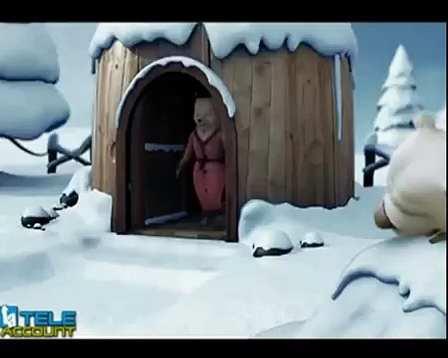 Funny  Bear Cartoon Animated Teleaccount ADVT Commercial