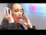 Leona Lewis singing Bleeding Love live at a radio station