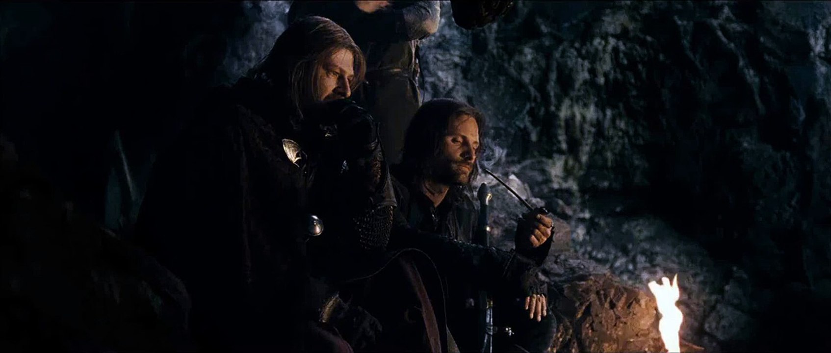 LOTR - The Fellowship Of The Ring - Gandalf speaks to Frodo in Moria