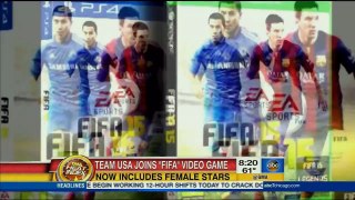 US Women's Soccer Fifa 16 Behind the Scenes on GMA | LIVE 7 3 15