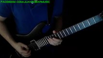 Rhapsody of Fire - Holy Thunderforce Live Version Guitar Solo Cover - FREE Guitar Pro TAB