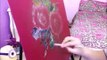 step by step OIL PAINTING- PAINTING WITH DESTINY- HOW TO PAINT ROSES TUTORIAL speed drawing