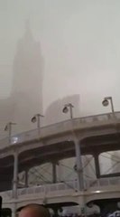 Crane Collapse moment at Khana Kaba