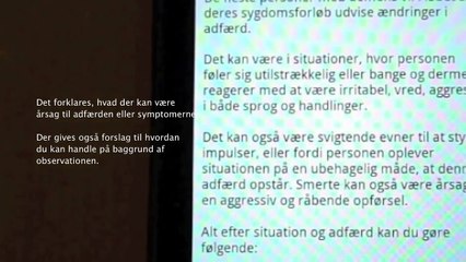 App om demens - observation