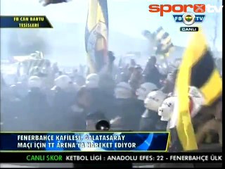 Fenerbahçe'yi Arena'ya binlerce taraftar uğurladı!