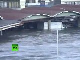 Video of cars, ships wrecked by tsunami waves after Japan earthquake 2015