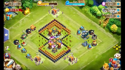 Castle Clash 6600 gems roll (OMG)