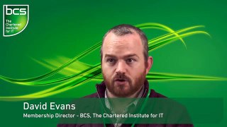 David Evans on BCS and being a part of a professional body