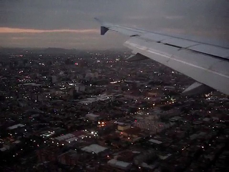 Aterrizaje a la Ciudad de México