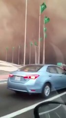 Sand storm in Makkah Astaghfirullah