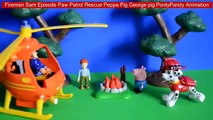 Fireman Sam Episode Paw Patrol Rescue Peppa Pig George pig PontyPandy Animation