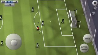 Stickman Soccer - Spain 1 / Austria 0