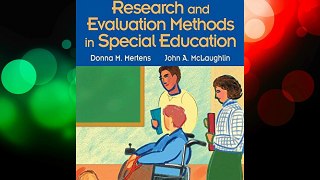 Research and Evaluation Methods in Special Education Download Free Books