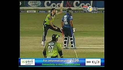 Ball hit on Umar Gul's Nose in Hair t20 Cup 2015