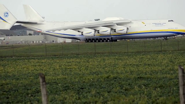 Antonov AN-225 Takeoff at Edmonton International Airport June 28th, 2014
