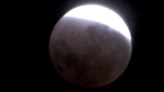 Eclipse of the moon, Sydney Australia, 10 Dec 2011