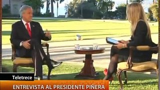 soledad onetto entrevista al presidente sebastian piñera