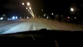 Winter roads - at night