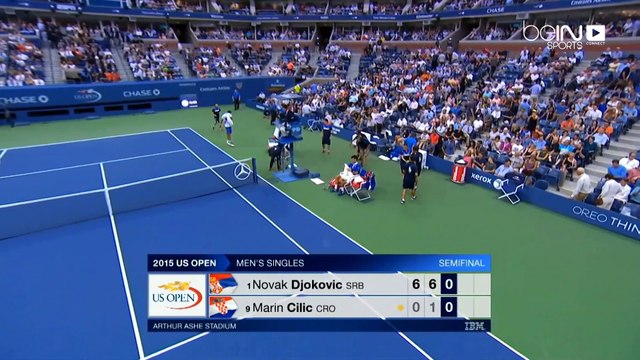 تمكن دجوكوفيتش من تجريد الكرواتي مارين سيليتش من اللقب بالفوز عليه بثلاث مجموعات