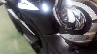 Daelim 125 VJF motorcycle sight and sound