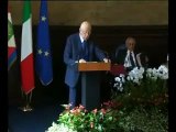Il Presidente Napolitano al convegno della Società siciliana per la Storia Patria