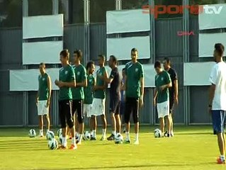 Bursaspor'da ilginç antrenman