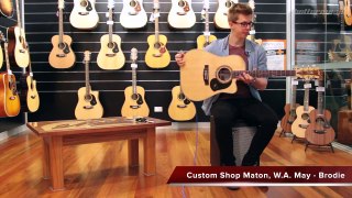 Maton W.A. May Custom Shop Acoustic guitar & AP5-Pro pickup Review and Demo | Better Music