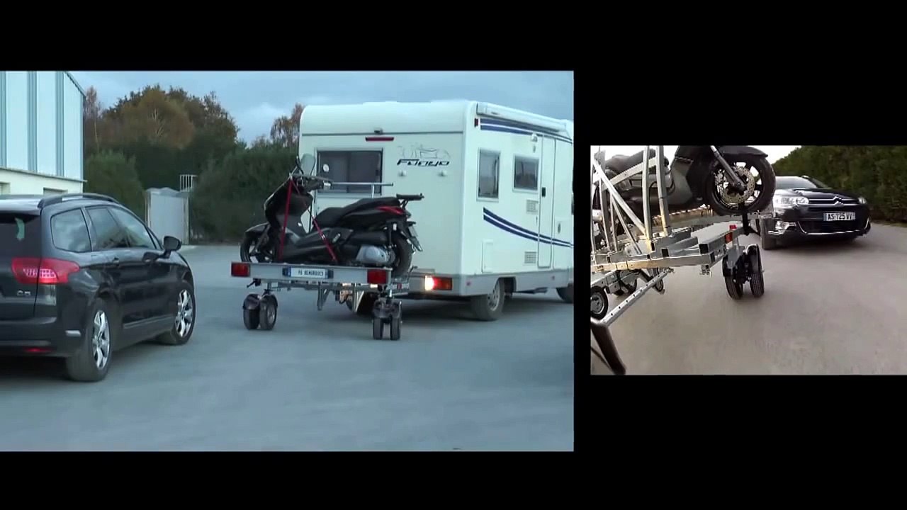 YO Remorque: La CCT4, roue pivotante et biellette amovible