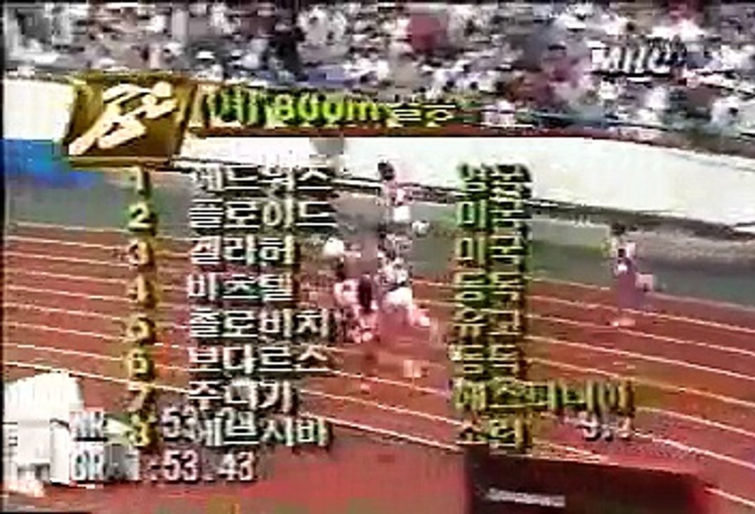 1988 Seoul Olympics 800m Women