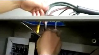 1 EVA laminating machine intall wire connecting