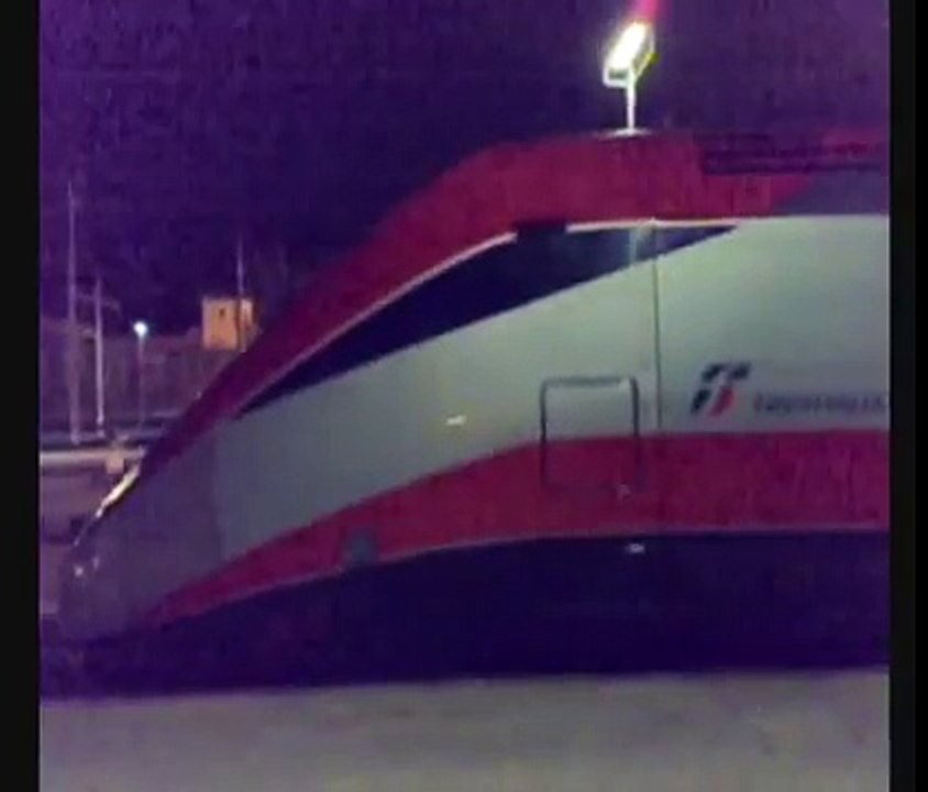 ETR 500 Nuova Livrea AV Freccia Rossa 1° Viaggio Firenze Smn