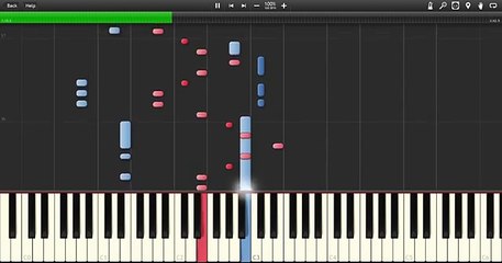 Aha - Take On Me - Synthesia - Piano Tutorial - Beginner
