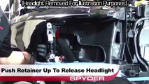 Spyder Halo Projector Headlights with LEDs Installation on Dodge Ram