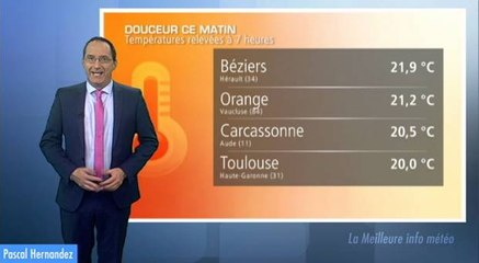 Douceur et pluies au Sud ce samedi