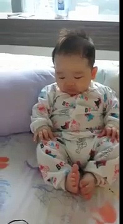 Cute smiling baby "You are my sunshine"!