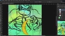 Donkey Kong - Oh banana [Fan art] ~ (Speed Painting)
