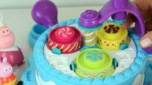 Play Doh Peppa Pig Cake Makin  Station Bakery Playset toys Cakes Cupcakes Playdough